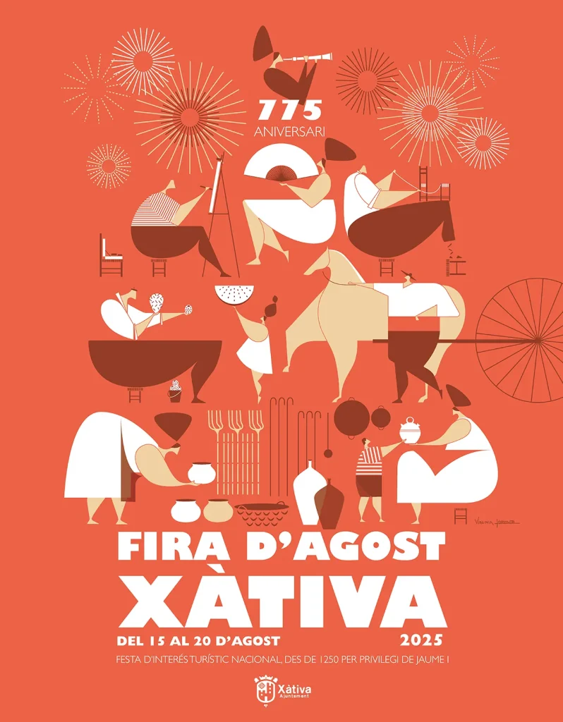 Cartel Fira d'Agost Xàtiva 2025